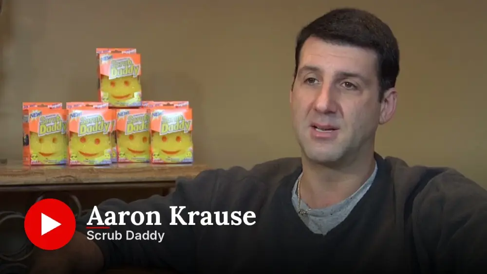 Aaron Krause, Scrub Daddy testimonial